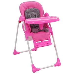 Diverse Hardware, Baby-Hochstuhl Rosa und Grau, vidaXL Baby-Hochstuhl Rosa und Grau