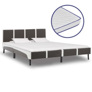 Diverse Hardware, Bett mit Memory-Schaum-Matratze Kunstleder 180x200cm, vidaXL Bett mit Memory-Schaum-Matratze Kunstleder 180x200cm