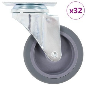 Diverse Hardware, 32 Stk. Lenkrollen 75 mm, vidaXL 32 Stk. Lenkrollen 75 mm