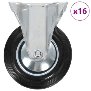 Diverse Hardware, 16 Stk. Bockrollen 160 mm, vidaXL 16 Stk. Bockrollen 160 mm