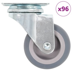 Diverse Hardware, 96 Stk. Lenkrollen 50 mm, vidaXL 96 Stk. Lenkrollen 50 mm