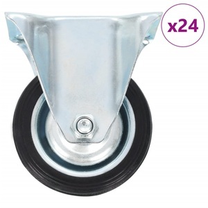 Diverse Hardware, 24 Stk. Bockrollen 75 mm, vidaXL 24 Stk. Bockrollen 75 mm