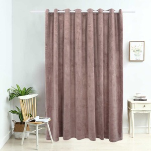 vidaXL, vidaXL Verdunkelungsvorhang mit Metallösen Samt Antik-Rosa 290x245 cm, vidaXL Verdunkelungsvorhang mit Metallösen Samt Antik-Rosa 290x245 cm