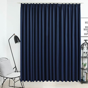 Diverse Hardware, Verdunkelungsvorhang mit Haken Blau 290 x 245 cm, vidaXL Verdunkelungsvorhang mit Haken Blau 290 x 245 cm