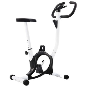 Diverse Hardware, Heimtrainer mit Gurtwiderstand Schwarz, vidaXL Heimtrainer mit Riemenantrieb Schwarz