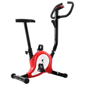 Diverse Hardware, Heimtrainer mit Gurtwiderstand Rot, vidaXL Heimtrainer mit Riemenantrieb Rot