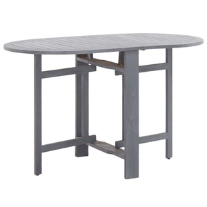 Diverse Hardware, Klappbarer Gartentisch Grau 120 x 70 x 74 cm Akazienholz Massiv, vidaXL Gartentisch Grau 120x70x74 cm Massivholz Akazie
