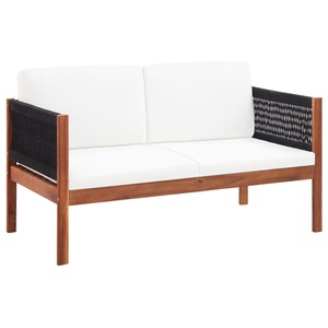 Diverse Hardware, Gartensofa 2-Sitzer Massivholz Akazie