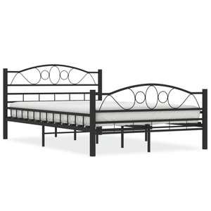 Diverse Hardware, Bettgestell Schwarz Stahl 120x200 cm, vidaXL Bettgestell Schwarz Stahl 120x200 cm