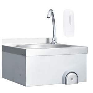 Diverse Hardware, Gastro-Handwaschbecken mit Wasserhahn Edelstahl, vidaXL Handwaschbecken mit Wasserhahn und Seifenspender Edelstahl