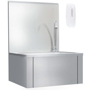 Diverse Hardware, Gastro-Handwaschbecken mit Wasserhahn Edelstahl, vidaXL Handwaschbecken mit Wasserhahn und Seifenspender Edelstahl
