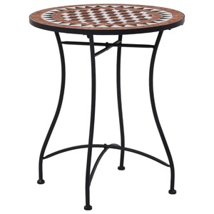 Diverse Hardware, Mosaik-Bistrotisch Braun 60 cm Keramik
