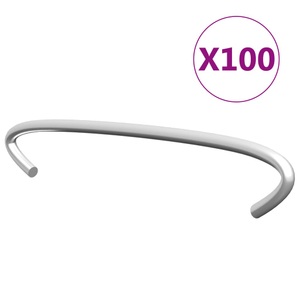 Diverse Hardware, Gabionen-Distanzhalter 100 Stk. Verzinkter Stahl 10 cm