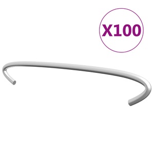 Diverse Hardware, Gabionen-Distanzhalter 100 Stk. Verzinkter Stahl 15 cm
