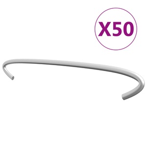 Diverse Hardware, Gabionen-Distanzhalter 50 Stk. Verzinkter Stahl 20 cm