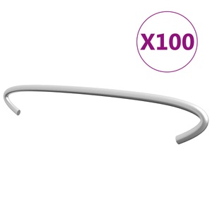 Diverse Hardware, Gabionen-Distanzhalter 100 Stk. Verzinkter Stahl 20 cm