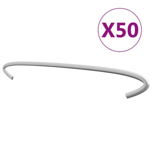 Diverse Hardware, Gabionen-Distanzhalter 50 Stk. Verzinkter Stahl 30 cm