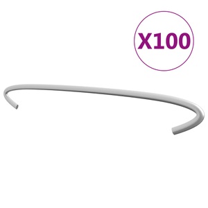 Diverse Hardware, Gabionen-Distanzhalter 100 Stk. Verzinkter Stahl 30 cm