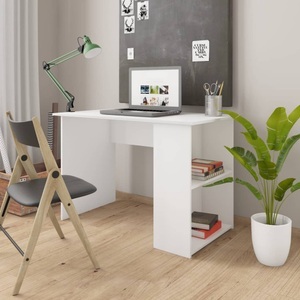 vidaXL, vidaXL Schreibtisch Weiß 110×60×73 cm Spanplatte, 