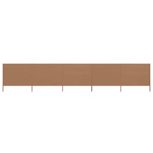 Diverse Hardware, 5-teiliges Windschutzgewebe 600 x 80 cm Taupe