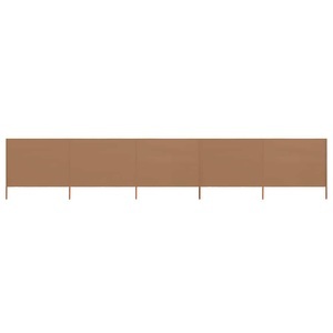 Diverse Hardware, 5-teiliges Windschutzgewebe 600 x 160 cm Taupe