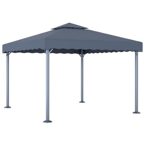 Diverse Hardware, Pavillon 300 x 300 cm Anthrazit, vidaXL Pavillon 300 x 300 cm Anthrazit Aluminium