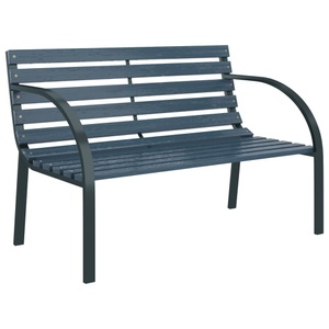Diverse Hardware, Gartenbank 120 cm Grau Holz, vidaXL Gartenbank 120 cm Grau Holz