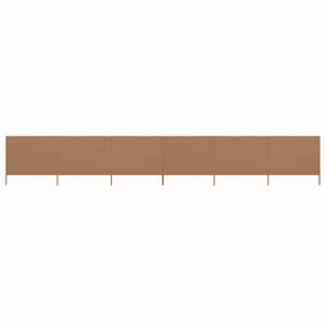 Diverse Hardware, 6-teiliges Windschutzgewebe 800 x 120 cm Taupe