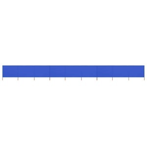 Diverse Hardware, 9-teiliges Windschutzgewebe 1200 x 160 cm Azurblau
