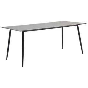 Diverse Hardware, Esstisch Grau 200x100x75 cm MDF, 