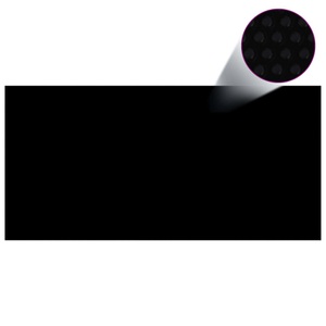 Diverse Hardware, Poolabdeckung Schwarz 450x220 cm PE, vidaXL Poolabdeckung Schwarz 450x220 cm PE
