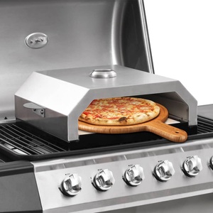 vidaXL, vidaXL Pizzaofen mit Keramikstein für Gas-Kohlegrill, vidaXL Pizzaofen mit Keramikstein für Gas-Kohlegrill