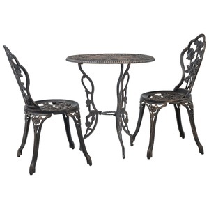 Diverse Hardware, 3-tlg. Bistro-Set Aluminiumguss, vidaXL 3-tlg. Bistro-Set Aluminiumguss