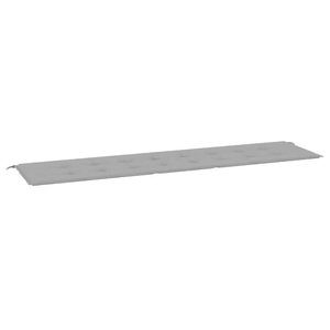 vidaXL, vidaXL Gartenbank-Auflage Grau 200x50x4 cm, vidaXL Gartenbank-Auflage Grau 200x50x3 cm Oxford-Gewebe