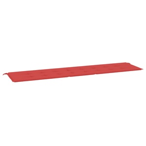 vidaXL, vidaXL Gartenbank-Auflage Rot 200x50x4 cm
