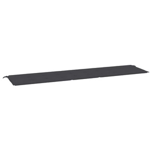 vidaXL, vidaXL Gartenbank-Auflage Schwarz 200x50x4 cm, vidaXL Gartenbank-Auflage Schwarz 200x50x3 cm Oxford-Gewebe