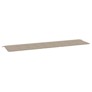 vidaXL, vidaXL Gartenbank-Auflage Taupe 200x50x4 cm, vidaXL Gartenbank-Auflage Taupe 200x50x3 cm Oxford-Gewebe