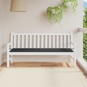 Diverse Hardware, Gartenbank-Auflage Schwarz 180 x 50 x 3 cm, vidaXL Gartenbank-Auflage Schwarz 180x50x3 cm Oxford-Gewebe