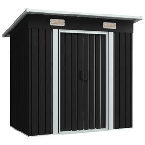 Diverse Hardware, Gartenschuppen Anthrazit Stahl, vidaXL Gartenschuppen Anthrazit Stahl