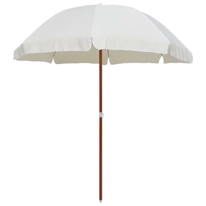 Diverse Hardware, Sonnenschirm mit Stahlmast 240 cm Sand