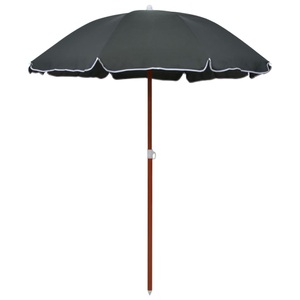 Diverse Hardware, Sonnenschirm mit Stahlmast 180 cm Anthrazit, vidaXL Sonnenschirm mit Stahl-Mast 180 cm Anthrazit
