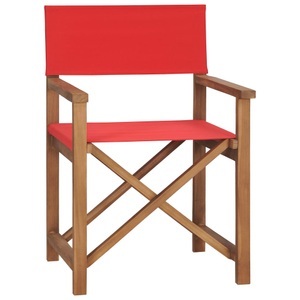 Diverse Hardware, Regiestuhl Massivholz Teak Rot