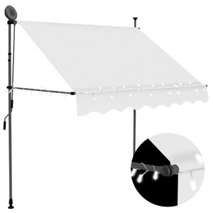 Diverse Hardware, Einziehbare Markise Handbetrieben mit LED 200 cm Creme, vidaXL Einziehbare Markise Handbetrieben mit LED 200 cm Creme