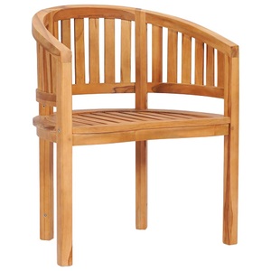 Diverse Hardware, Bananenstuhl Massivholz Teak