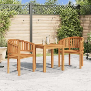 Diverse Hardware, Bananenstuhl Massivholz Teak
