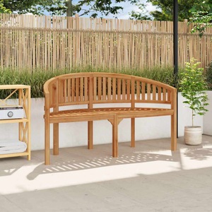 Diverse Hardware, Bananenbank 151 cm Massivholz Teak