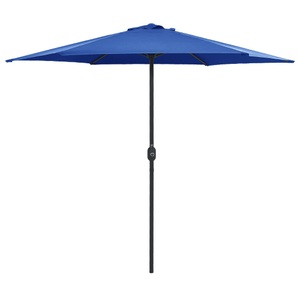 Diverse Hardware, Sonnenschirm mit Aluminium-Mast 270 x 246 cm Azurblau