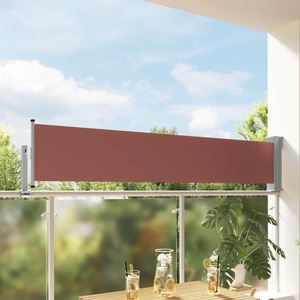 vidaXL, vidaXL Ausziehbare Seitenmarkise 60×300 cm Braun