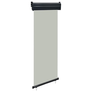 vidaXL, vidaXL Balkon-Seitenmarkise 60 × 250 cm Grau