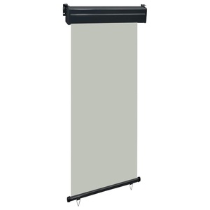 vidaXL, vidaXL Balkon-Seitenmarkise 80 × 250 cm Grau